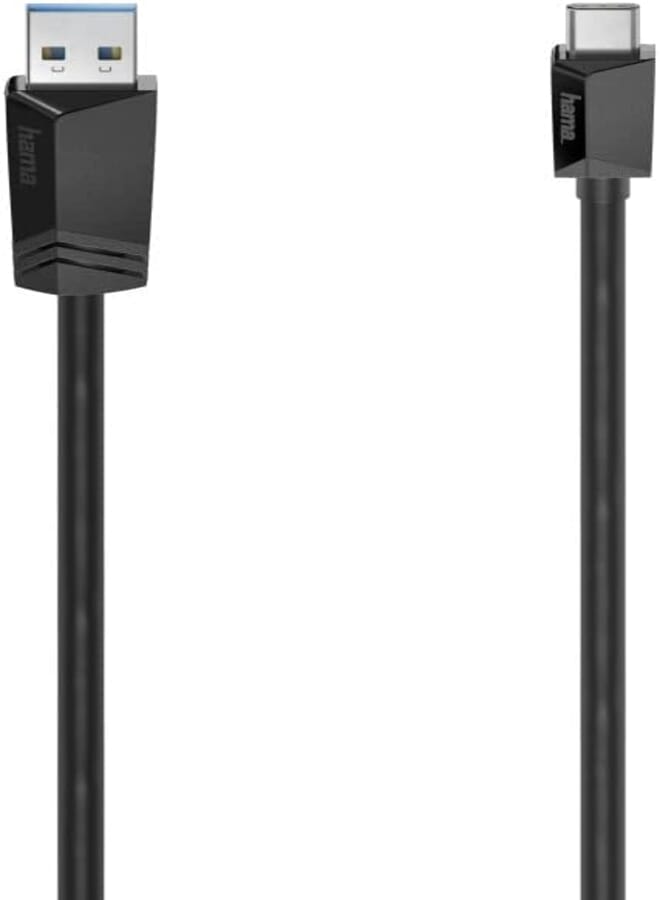 Hama 205143 USB-C Plug to USB-A Plug Cable, 1.5 m Length